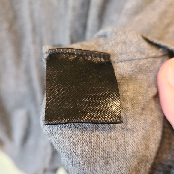 Vintage Reiss Women's Cardigan Sweater Size XXL Gray Turtleneck Cashmere Blend - Picture 7 of 10